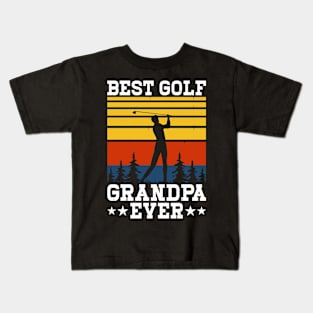 Best Golf Grandpa Ever T Shirt For Women Men Kids T-Shirt